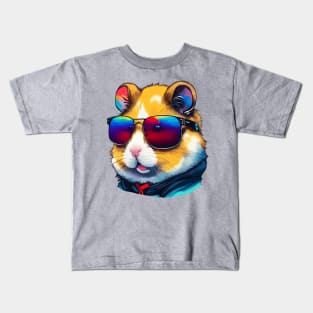 Summer hamsters with sunglasses Kids T-Shirt